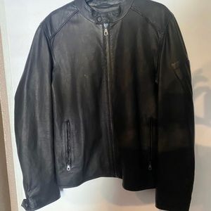 Rag and bone leather biker jacket